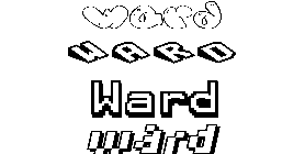 Coloriage Ward