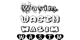 Coloriage Wasim