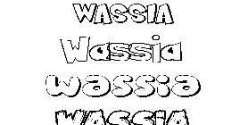 Coloriage Wassia