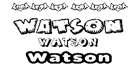 Coloriage Watson