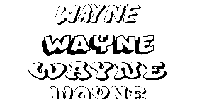 Coloriage Wayne