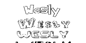 Coloriage Wesly