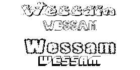 Coloriage Wessam