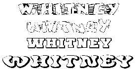 Coloriage Whitney