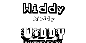 Coloriage Widdy