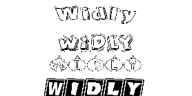 Coloriage Widly