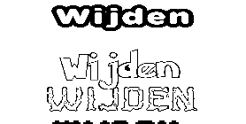 Coloriage Wijden