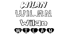 Coloriage Wilan