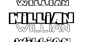 Coloriage Willian