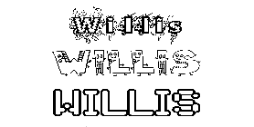 Coloriage Willis