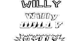 Coloriage Willy