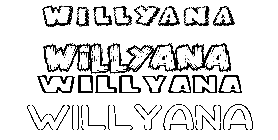 Coloriage Willyana