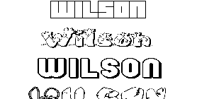 Coloriage Wilson