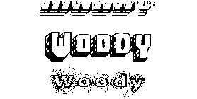 Coloriage Woody