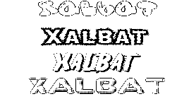 Coloriage Xalbat