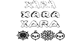 Coloriage Xara