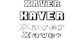 Coloriage Xaver