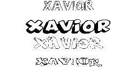 Coloriage Xavior