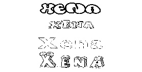 Coloriage Xena