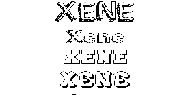 Coloriage Xene