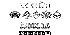 Coloriage Xenia