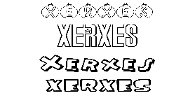 Coloriage Xerxes