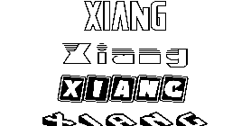 Coloriage Xiang