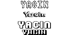 Coloriage Yacin