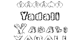 Coloriage Yadali