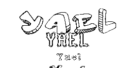 Coloriage Yael