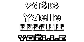 Coloriage Yaëlle
