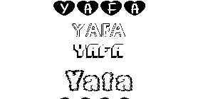 Coloriage Yafa