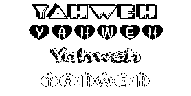 Coloriage Yahweh
