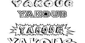 Coloriage Yakoub