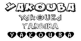Coloriage Yakouba