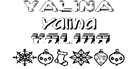 Coloriage Yalina