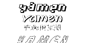 Coloriage Yamen