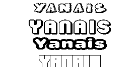 Coloriage Yanais