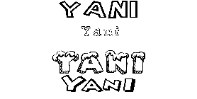 Coloriage Yani