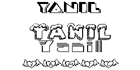 Coloriage Yanil