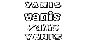 Coloriage Yanis