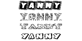 Coloriage Yanny