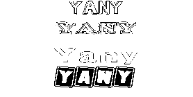 Coloriage Yany