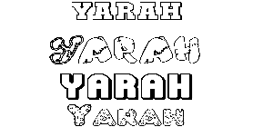 Coloriage Yarah