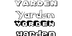 Coloriage Yarden