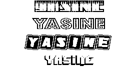 Coloriage Yasine