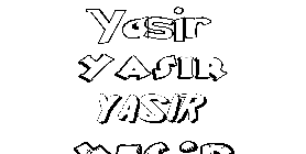 Coloriage Yasir