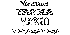 Coloriage Yasma