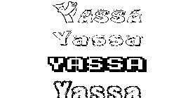 Coloriage Yassa