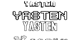 Coloriage Yasten